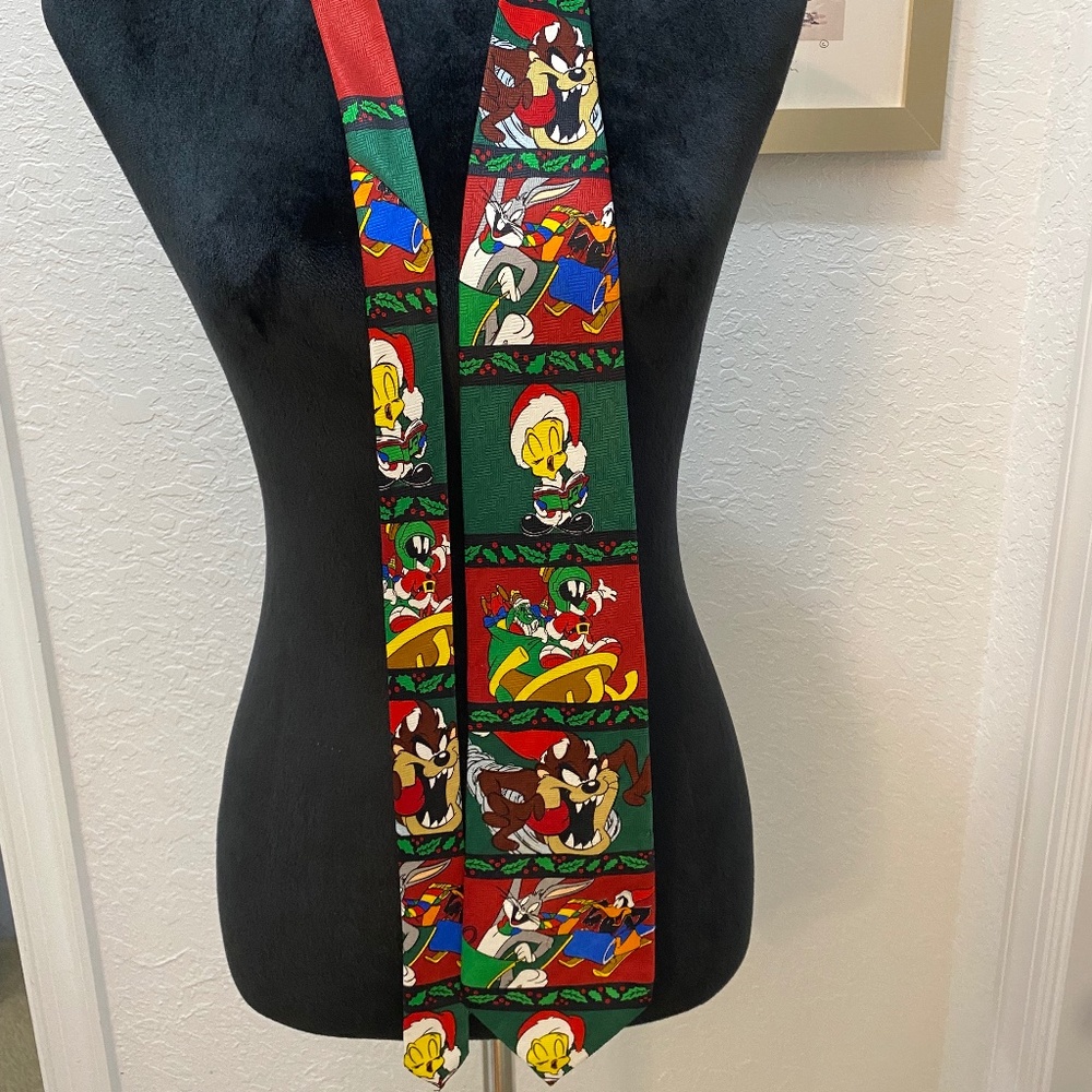 Vintage Loney Tunes WB Tie, 3.5" wide